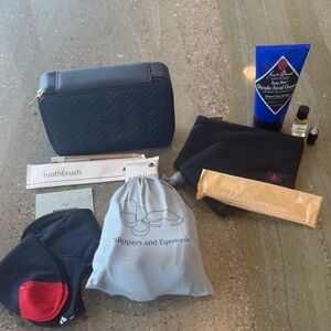 Missoni Navy Cosmetic Bag Lot/ plus Emirates FC amenity